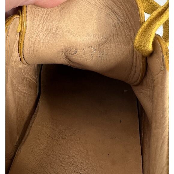 KOIO Capri Zafferano Yellow Leather Shoes Casual Size 39/US Womens’s 9 - Picture 9 of 9